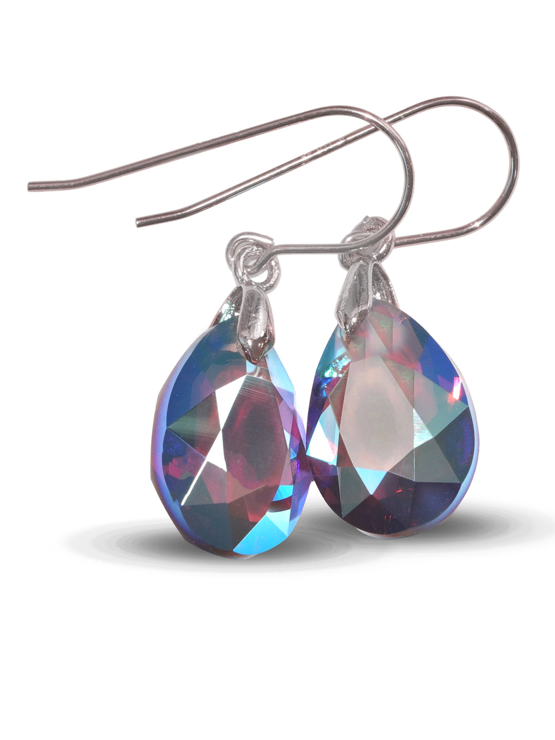 Spyglass Designs Earrings created with Crystals by Swarovski®  Purple Simulated Amethyst 14k Solid Gold or Sterling Silver Dangles